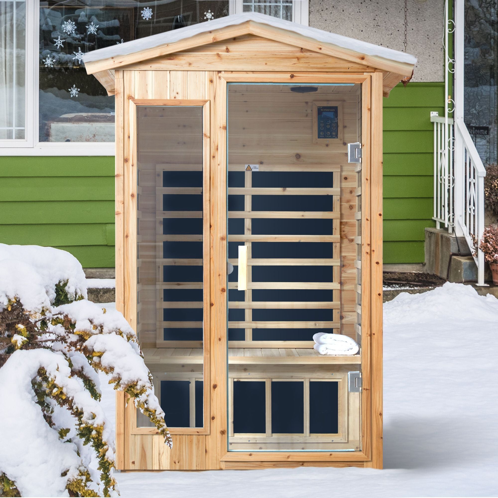 Two Person Far Infrared Outdoor Sauna Room