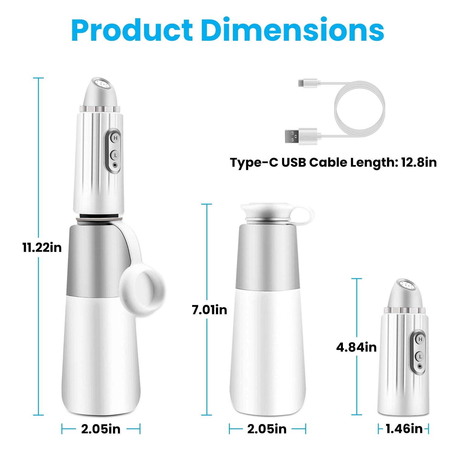 Portable Mini Bidet Sprayer. Electric Personal Toilet. Travel Bidet