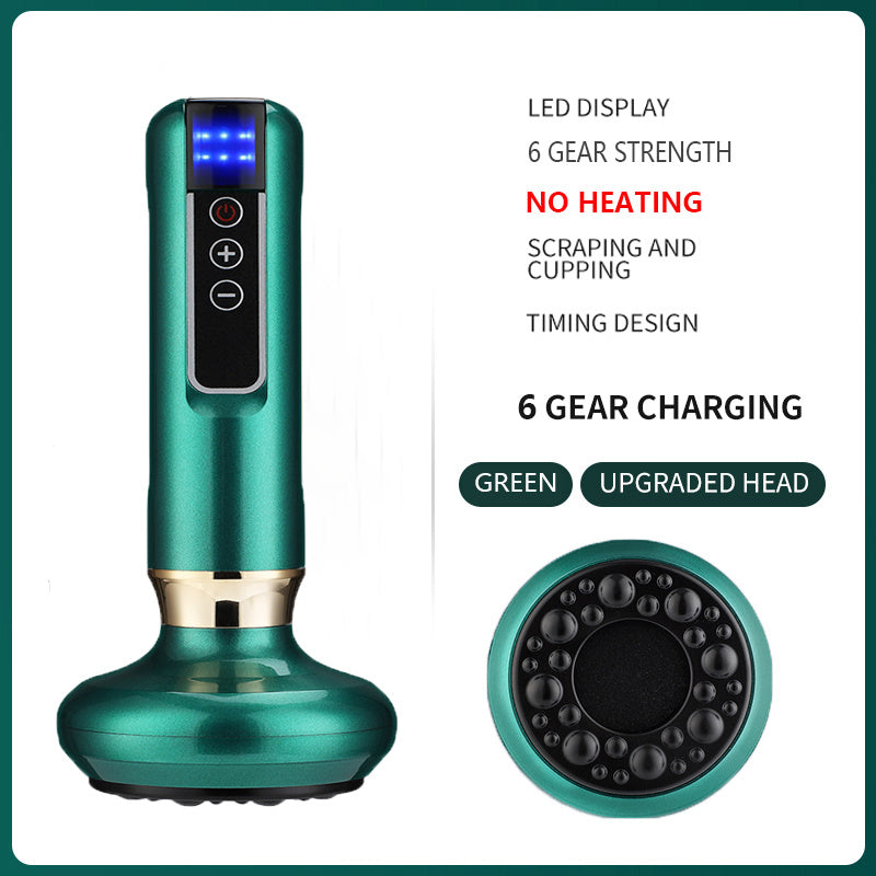 Electric Cupping Massager. Vacuum GuaSha Suction Cup. Anti Cellulite, Beauty Health Scraping Infrared Heat, Slimming Massage Therapy