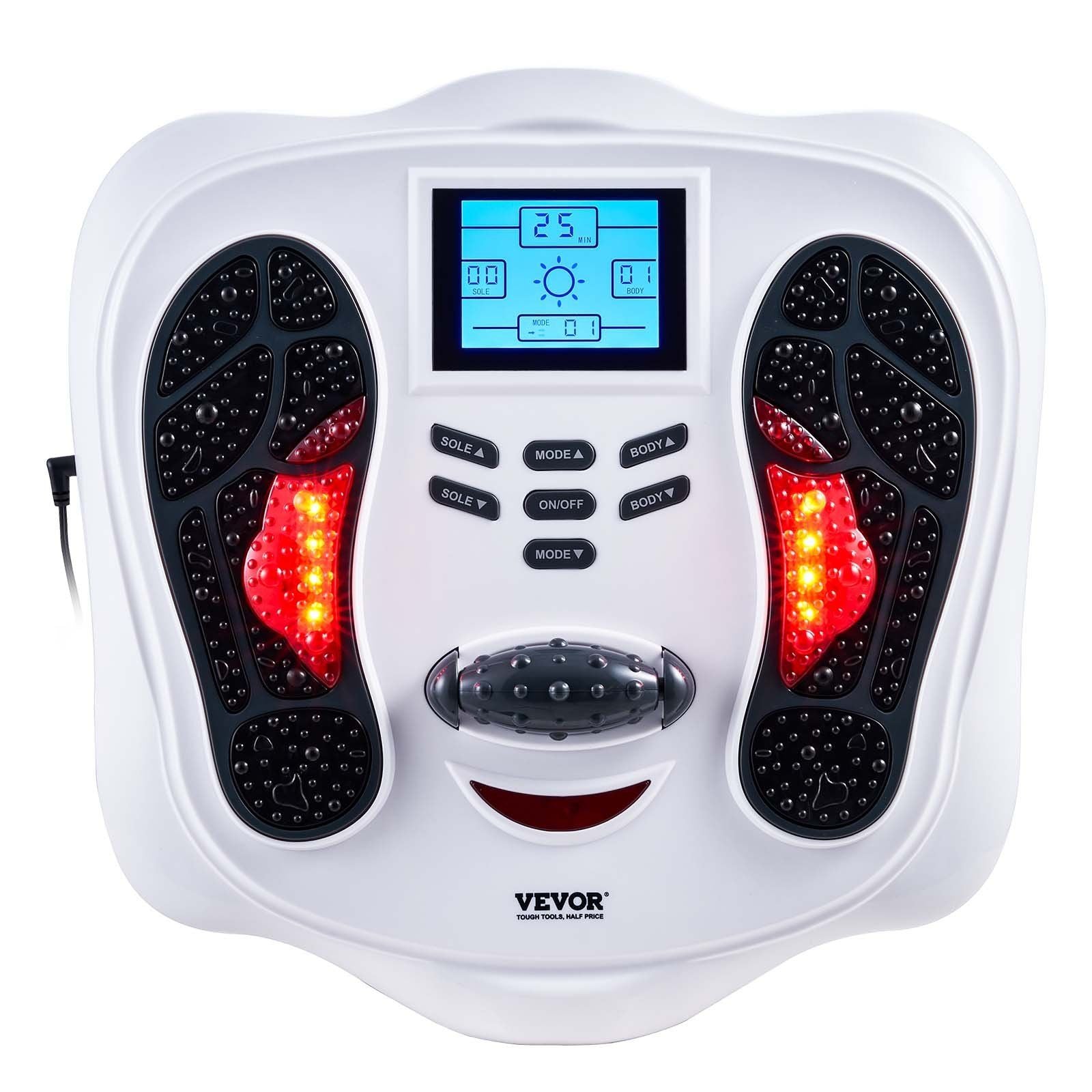 Foot Circulation Stimulator EMS & TENS - Foot Neuropathy Massager (25 Modes)