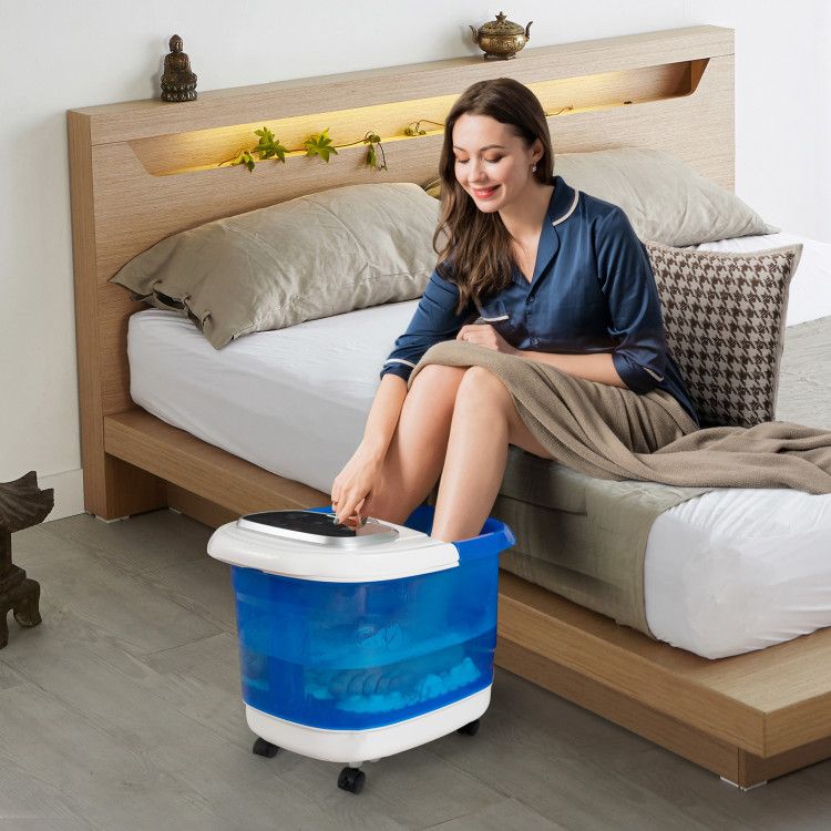 Portable All-In-One Heated Foot Spa - Massager