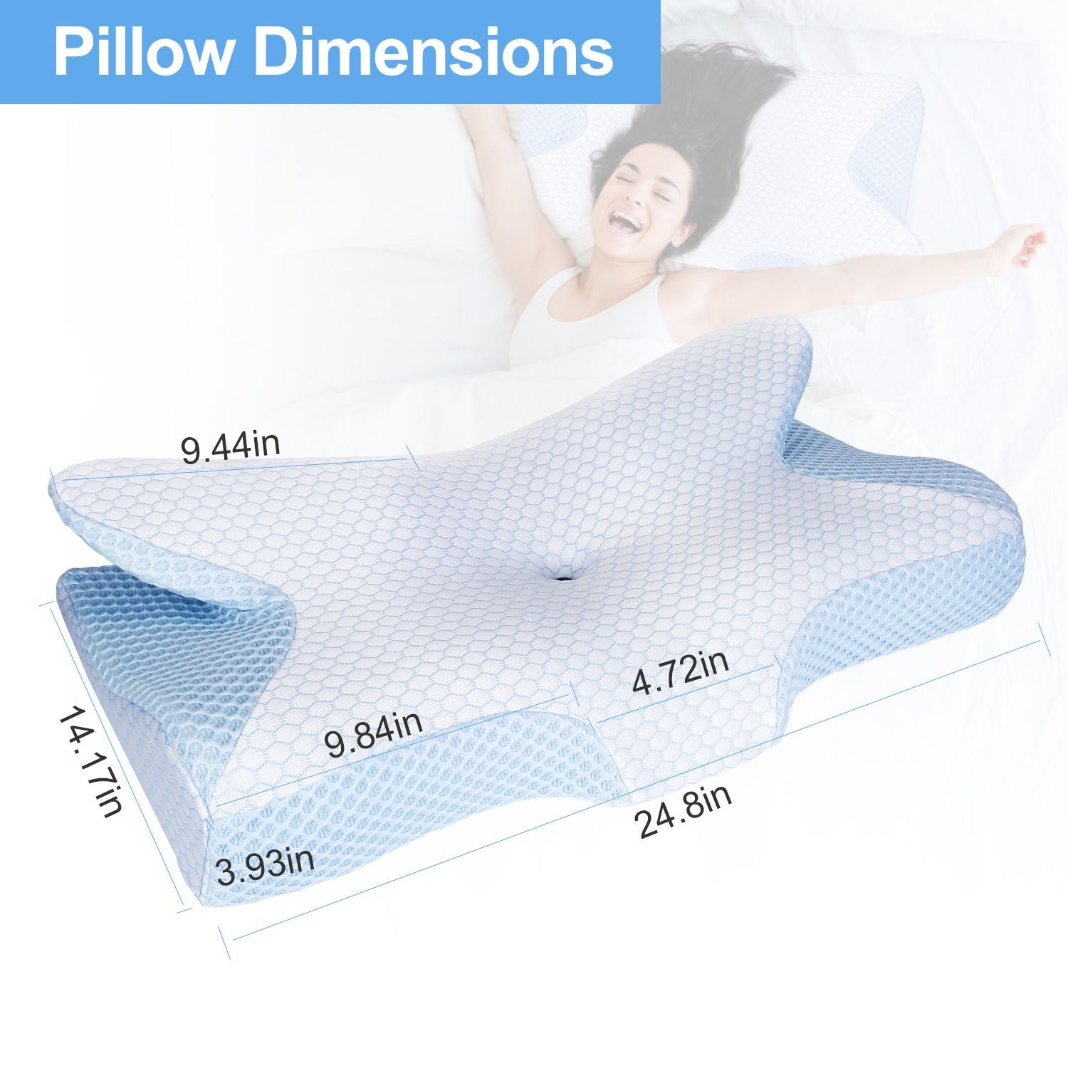 Neck Support Memory Foam Pillow