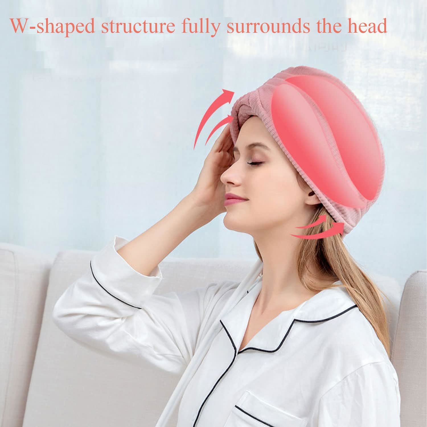 Electric Head Massager for Migraine Relief with Remote Control.