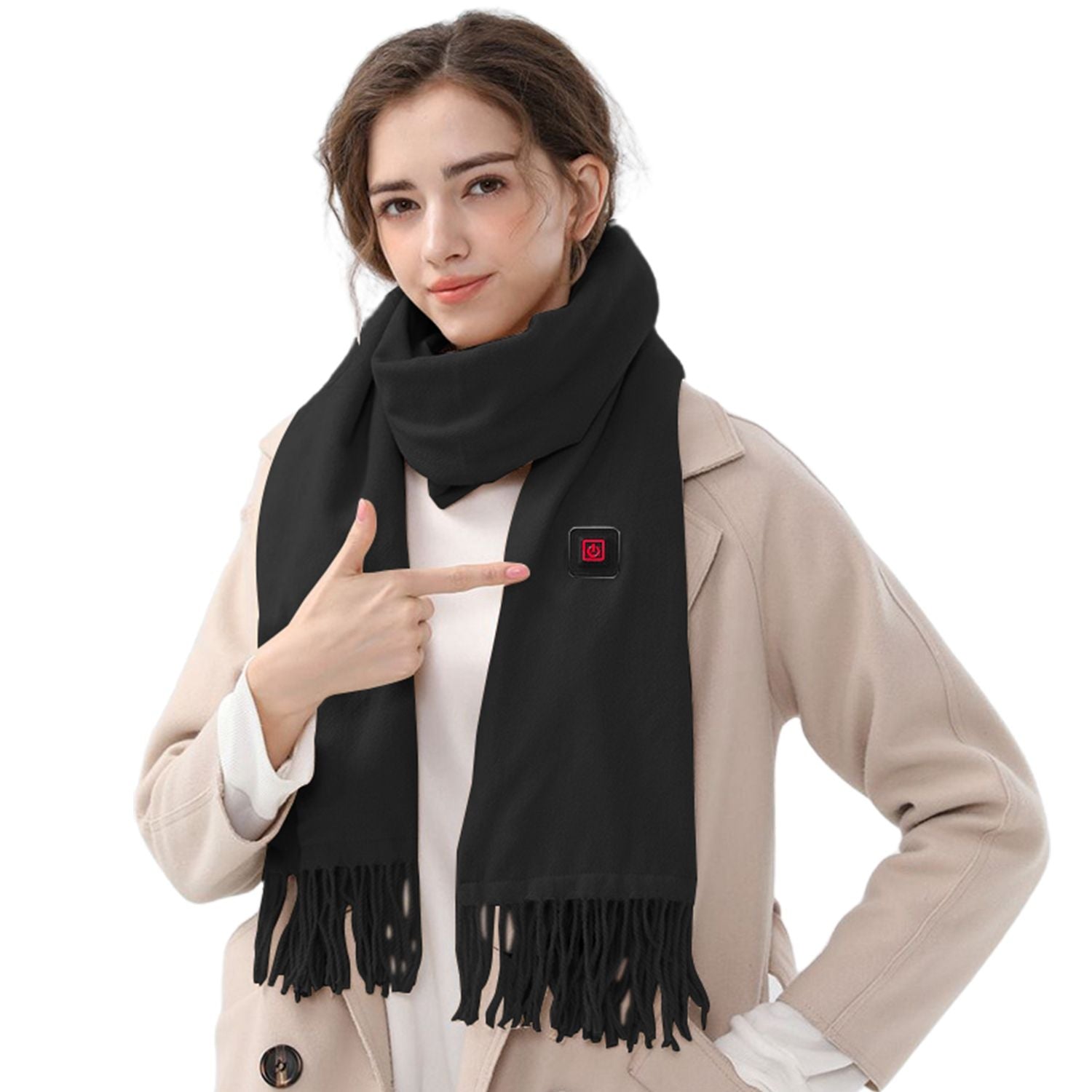 Electric Heated Winter Scarf/Shawl USB - Heating Neck Wrap Unisex