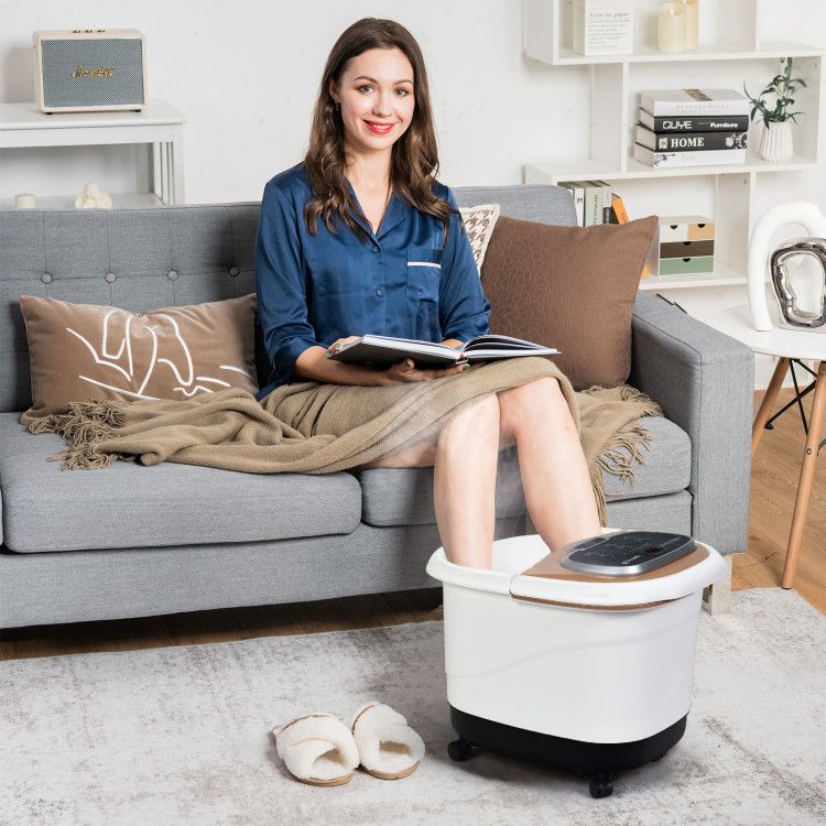 Portable All-In-One Heated Foot Spa - Massager