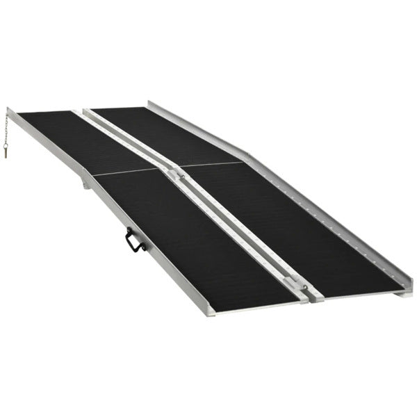 10' Threshold Portable Wheelchair Ramp - Carpeted Foldable Handicap Ramp