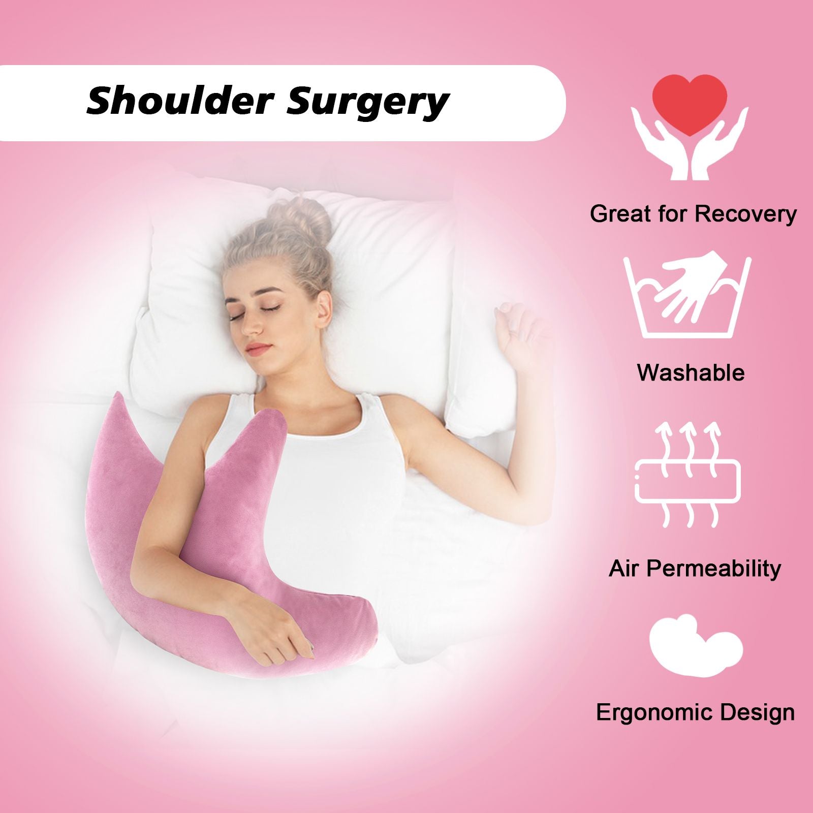 After Surgery Pillow - Neck and Shoulder Pain, Post Surgery Pillow
