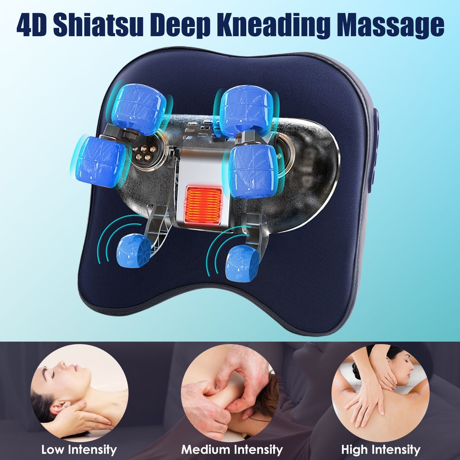 Shiatsu Neck & Shoulder Massager Pillow