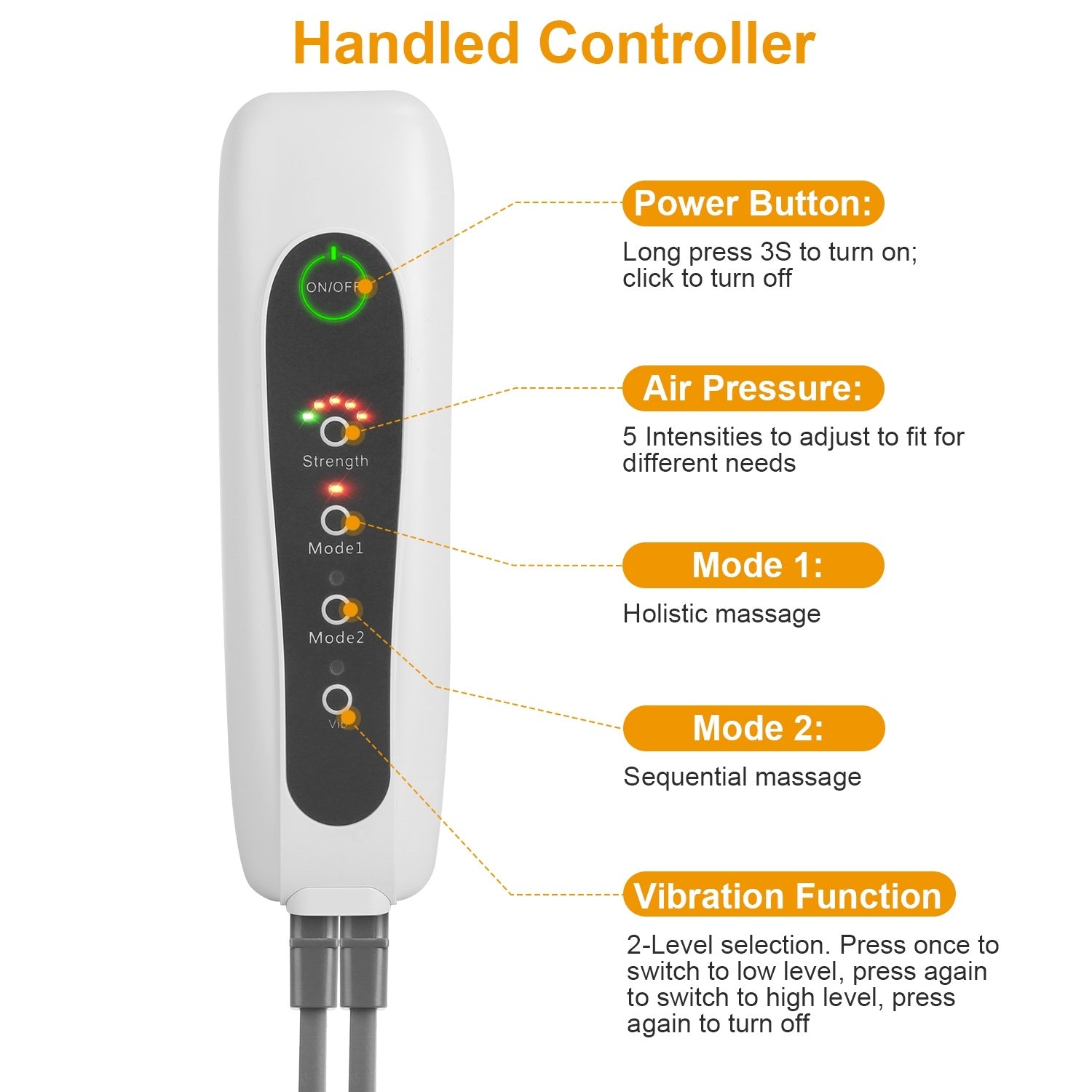 Leg Massager Air Compression Calf, Feet, Thigh, Foot.