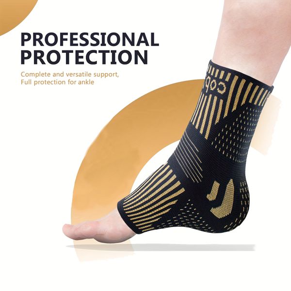 Ankle Brace Compression - Support Sleeve for Foot Injury Recovery