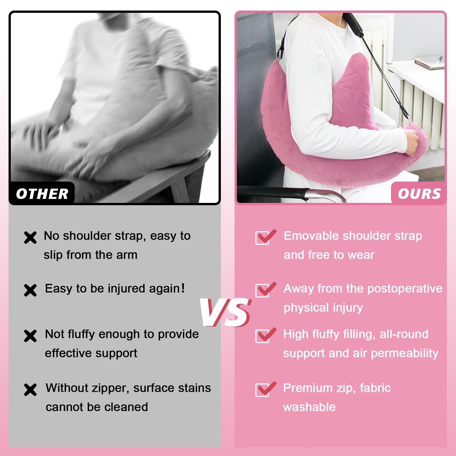 After Surgery Pillow - Neck and Shoulder Pain, Post Surgery Pillow