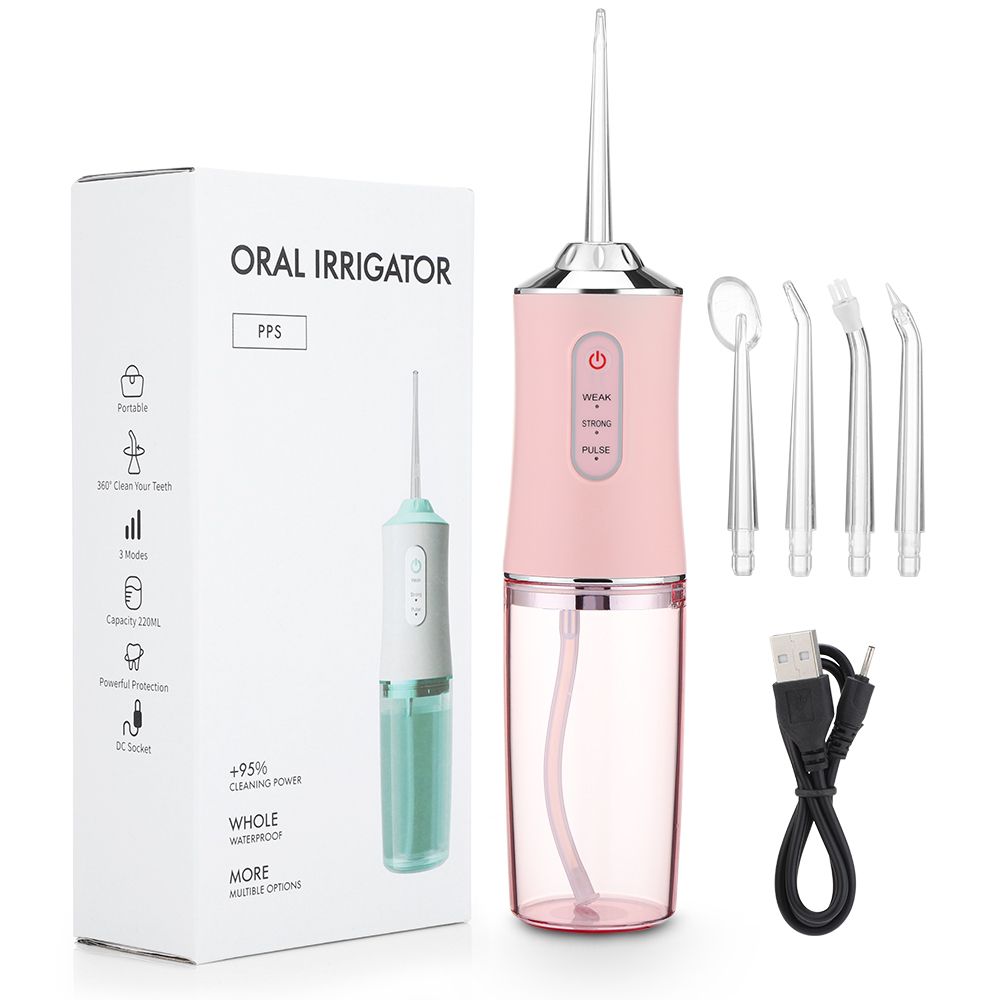 USB Rechargeable Portable Oral Irrigator / Water Flosser