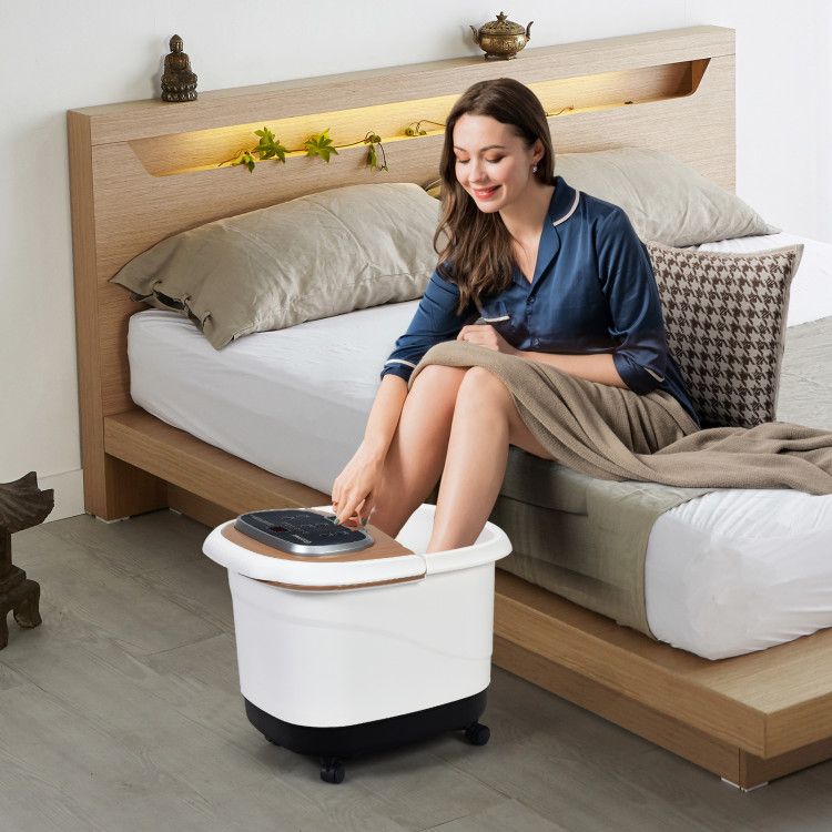 Portable All-In-One Heated Foot Spa - Massager