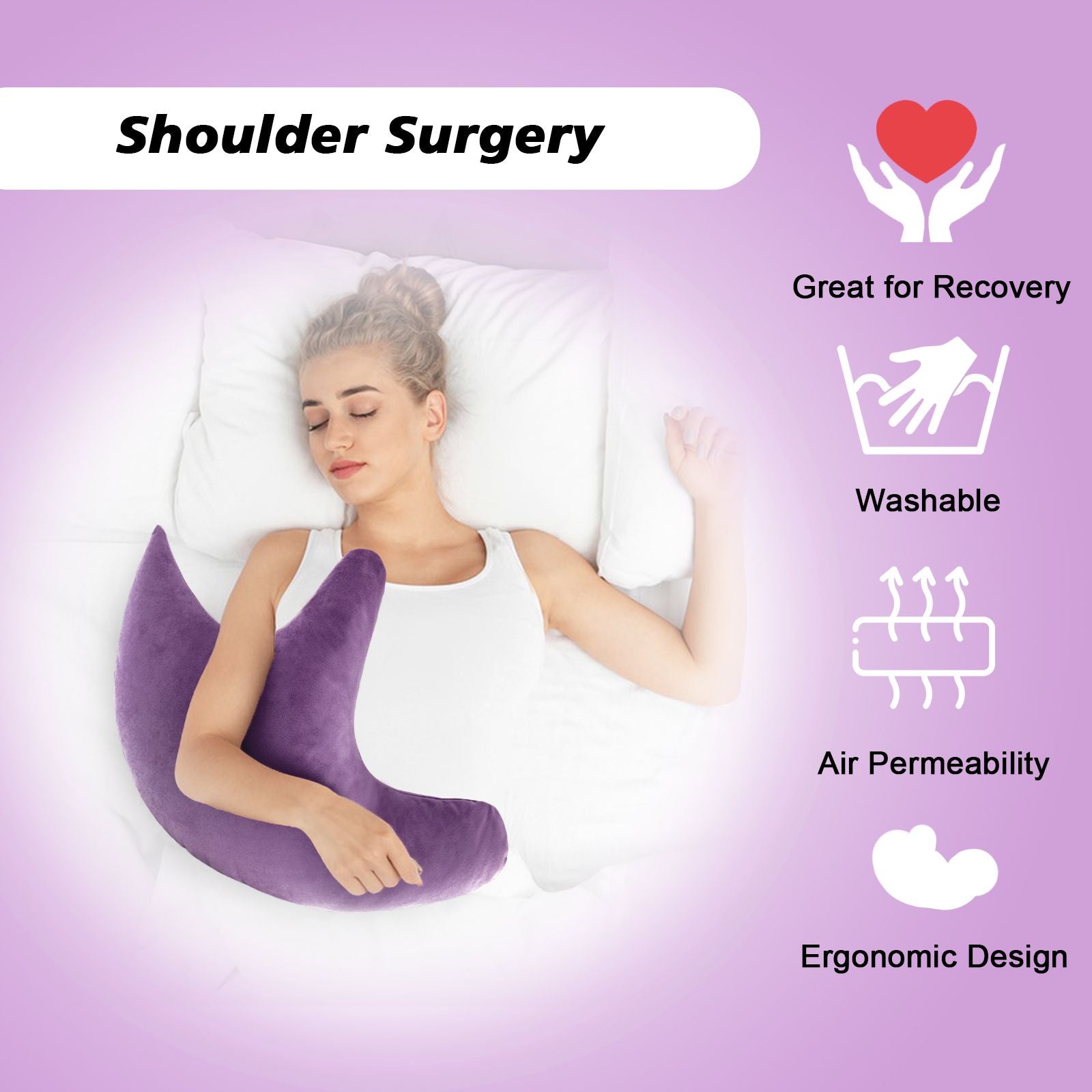 After Surgery Pillow - Neck and Shoulder Pain, Post Surgery Pillow