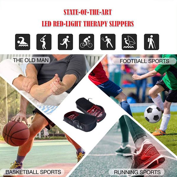 Slippers LED Infrared Red Light Therapy - Foot Neuropathy