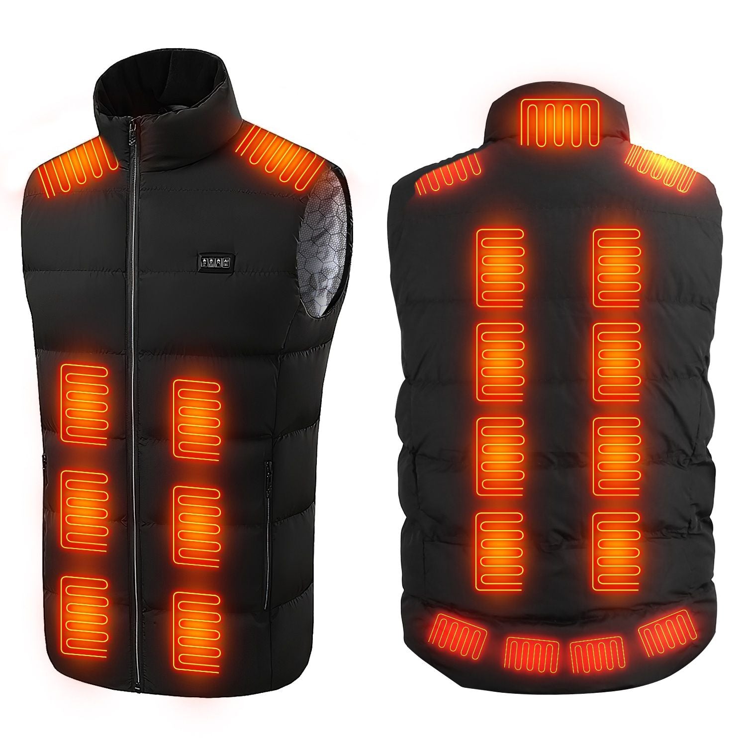 Heated Vest Men/Women with 23 Heating Zones, and 3 Heat Levels