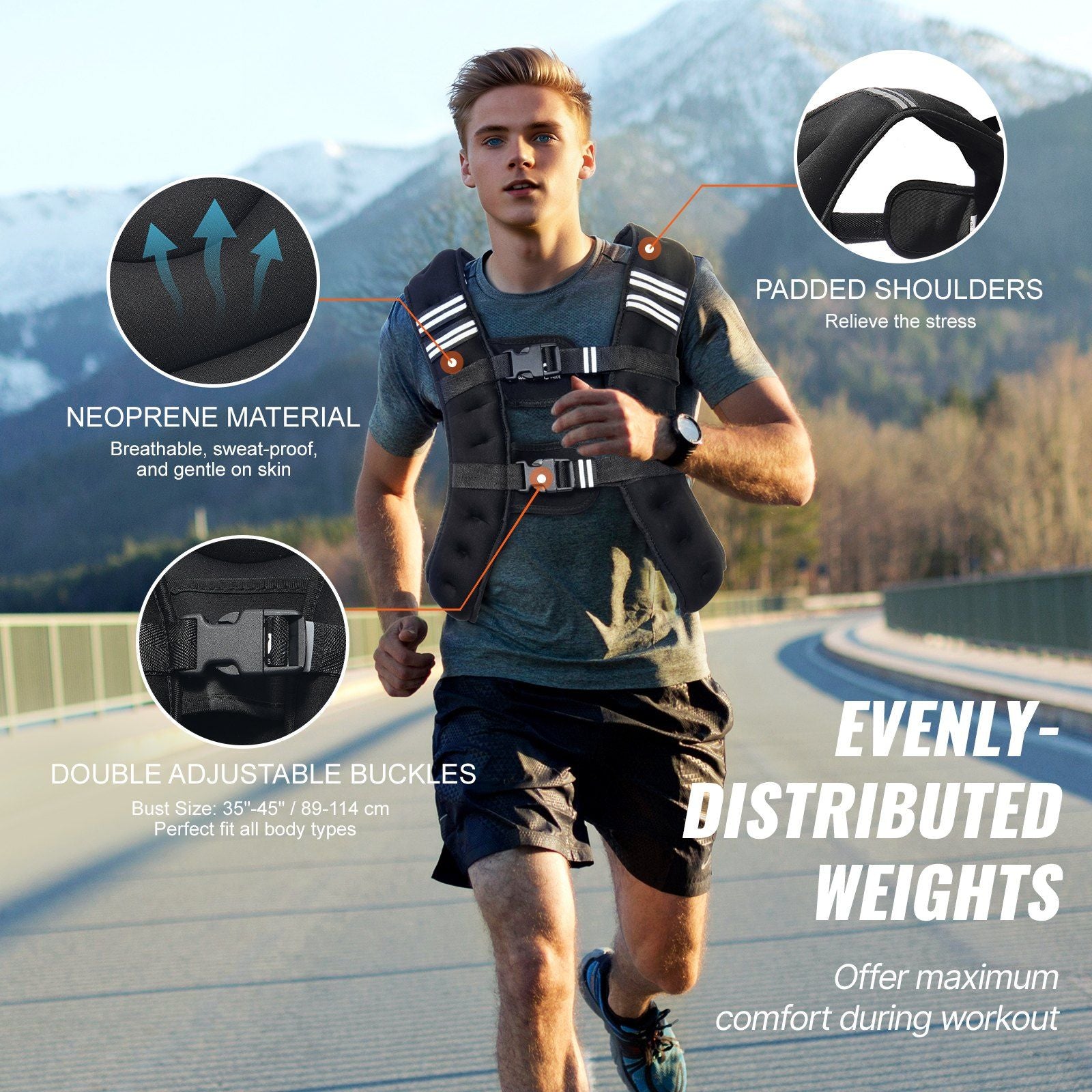 20lb Weighted Vest for Men Women