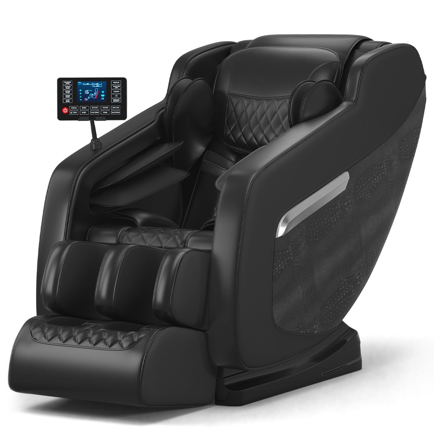 Massage chair, full body zero gravity recliner, with hip heating, foot massage and air massage system.