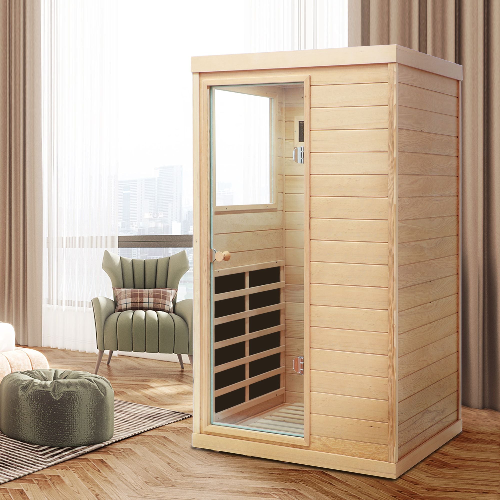Hemlock Mini Far Infrared Indoor Sauna Room