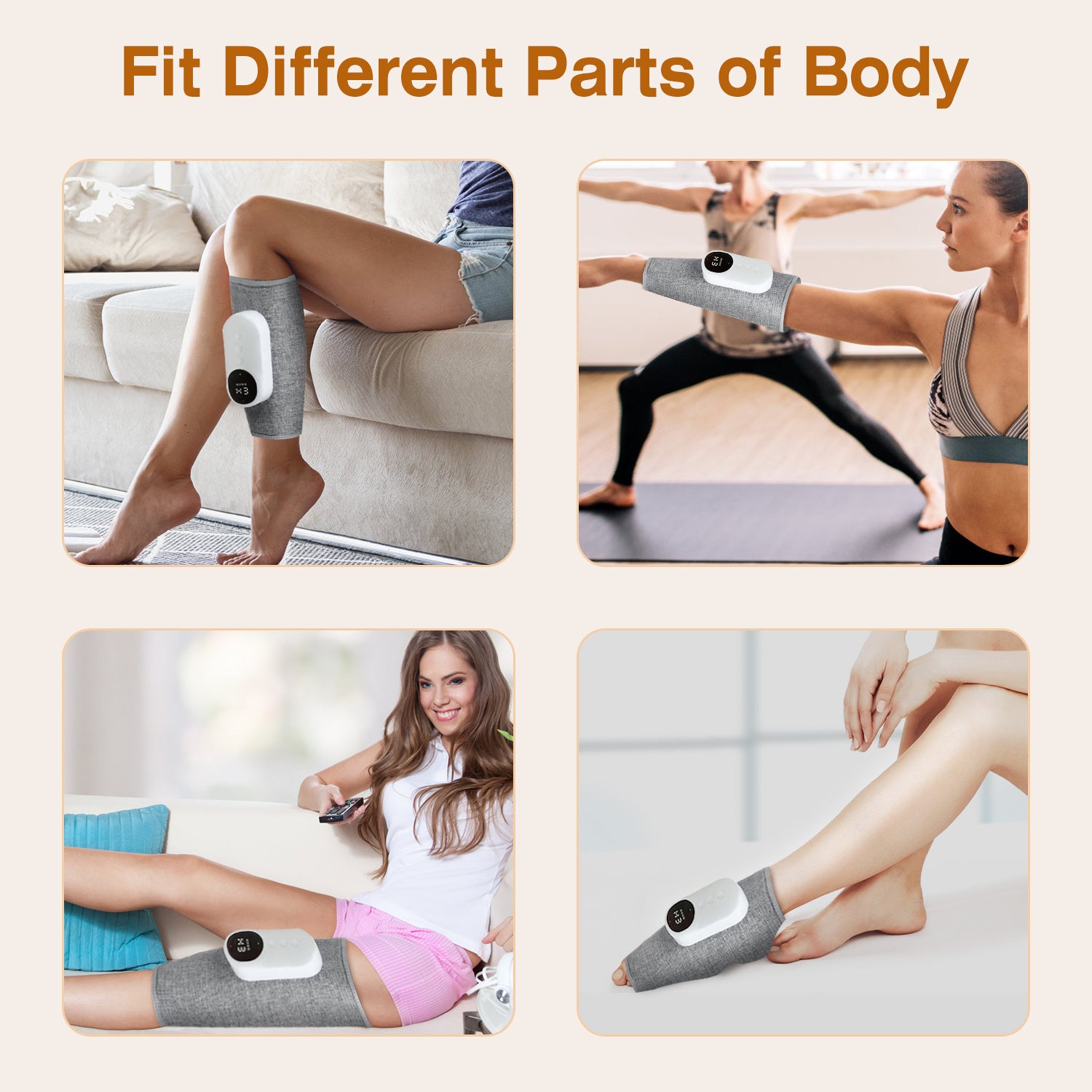 Electric Leg calf, arm, portable and adjustable massager.