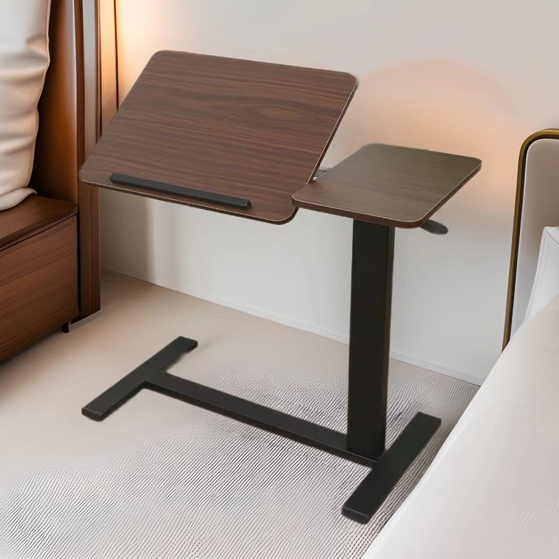 Folding Overbed - Bedside desk / Table (walnut)