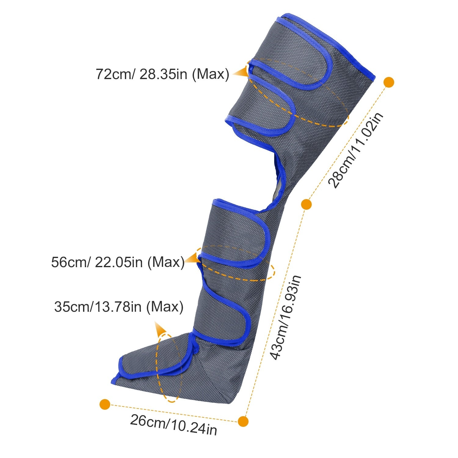 Leg Massager Air Compression Calf, Feet, Thigh, Foot.