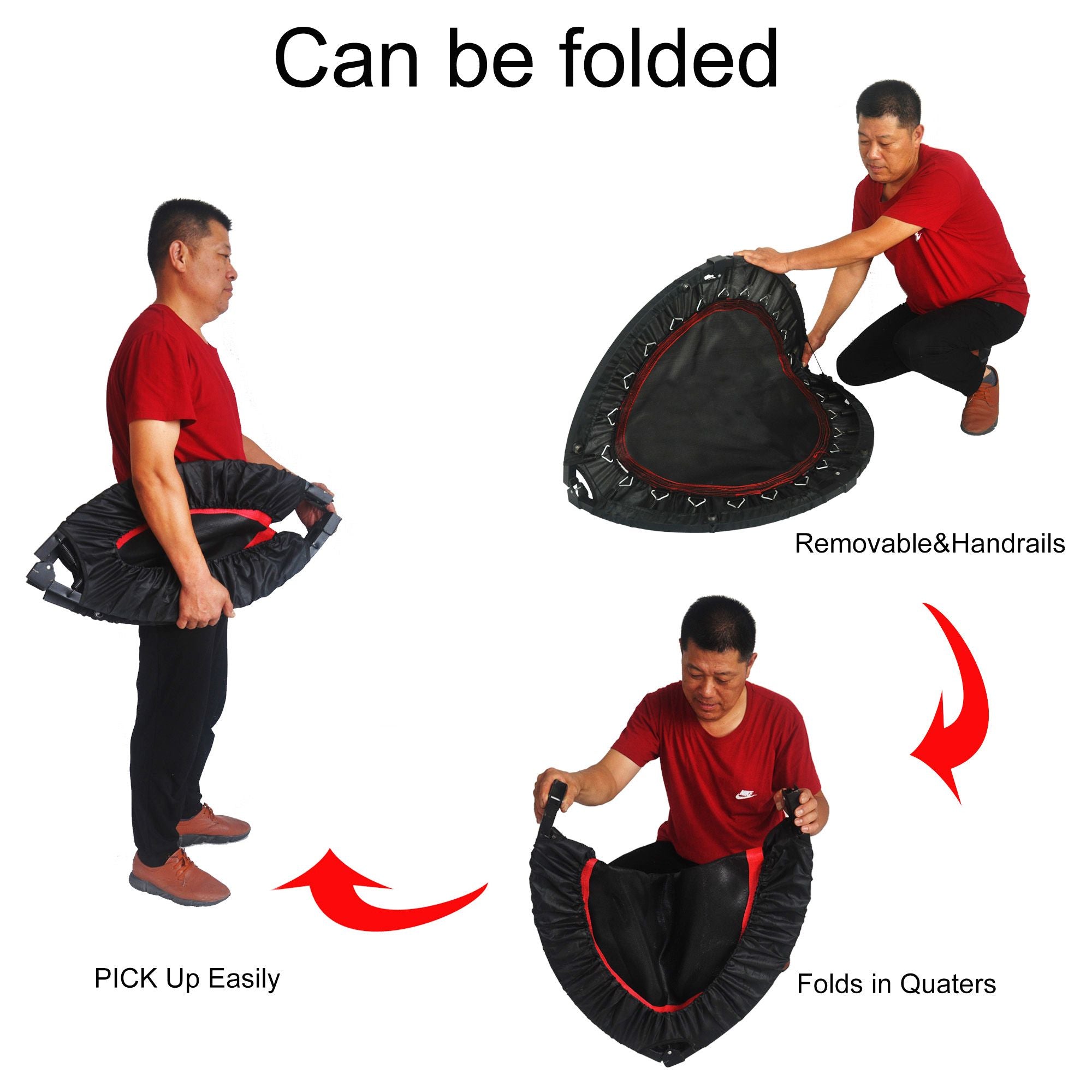Mini 40 Inch Fitness Trampoline for Home Use | Safe & Durable Rebounder for Everyone.