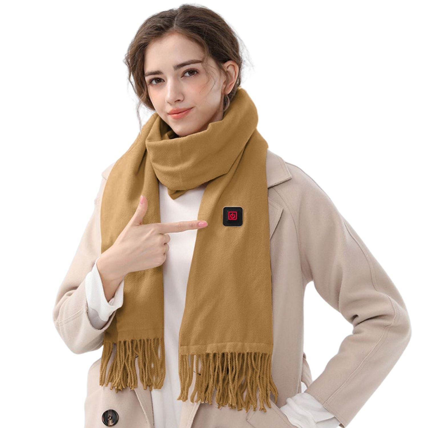 Electric Heated Winter Scarf/Shawl USB - Heating Neck Wrap Unisex