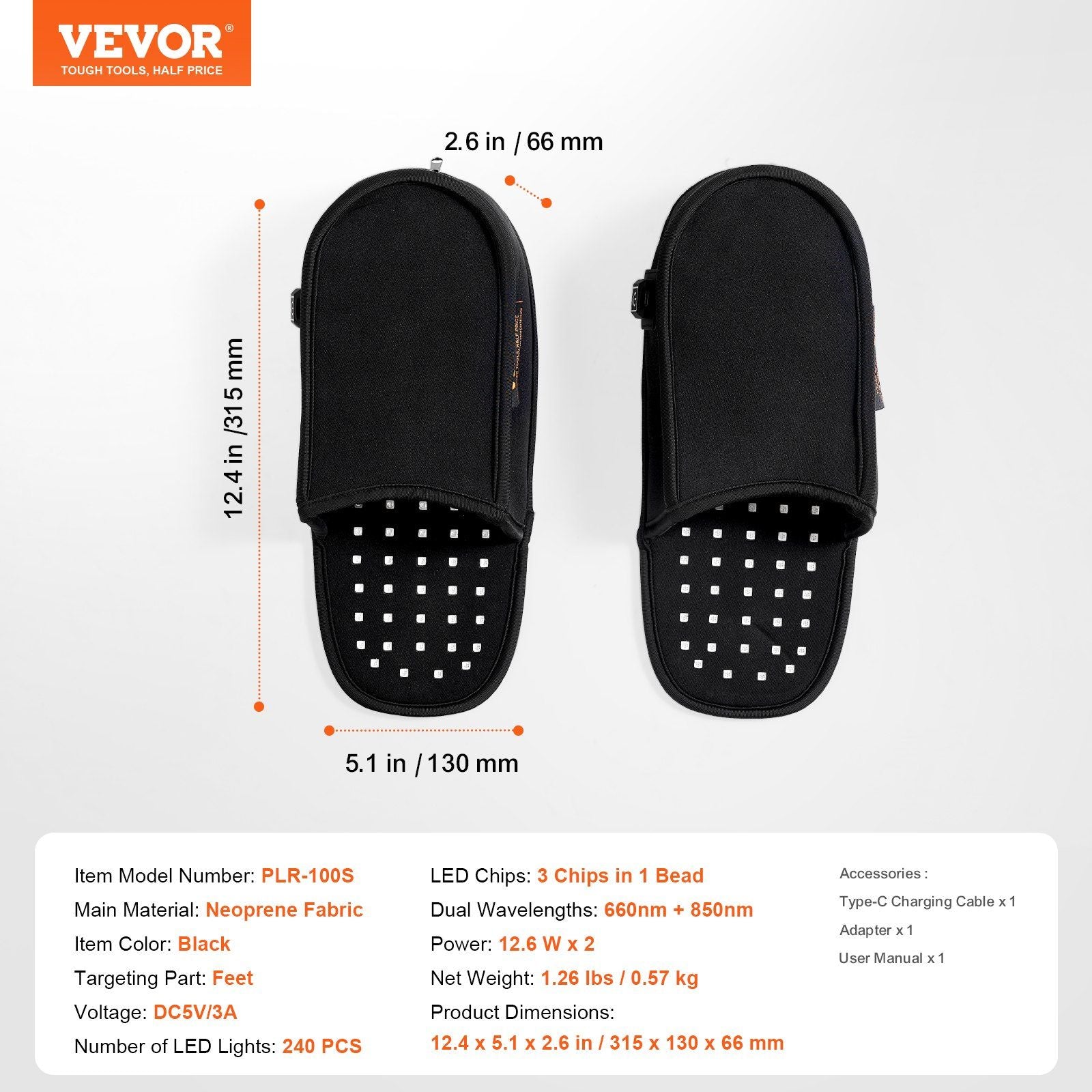 Red Light Therapy Slippers