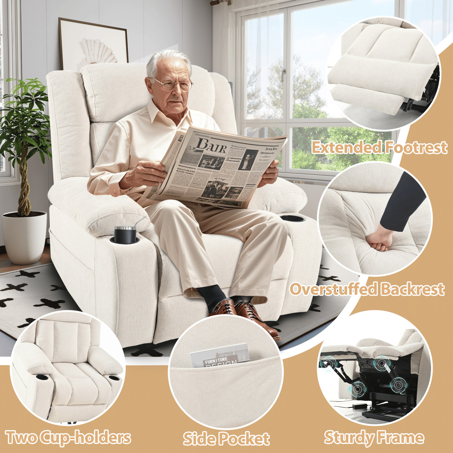 Power Lift Recliner Chair