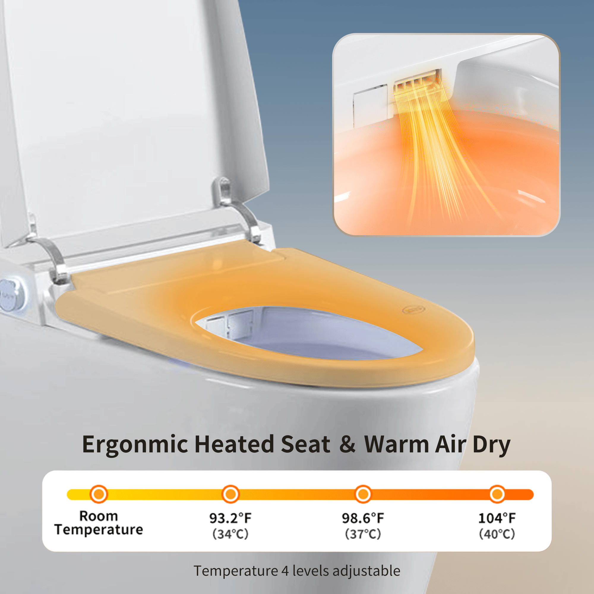 Smart One-piece Toilet-Bidet
