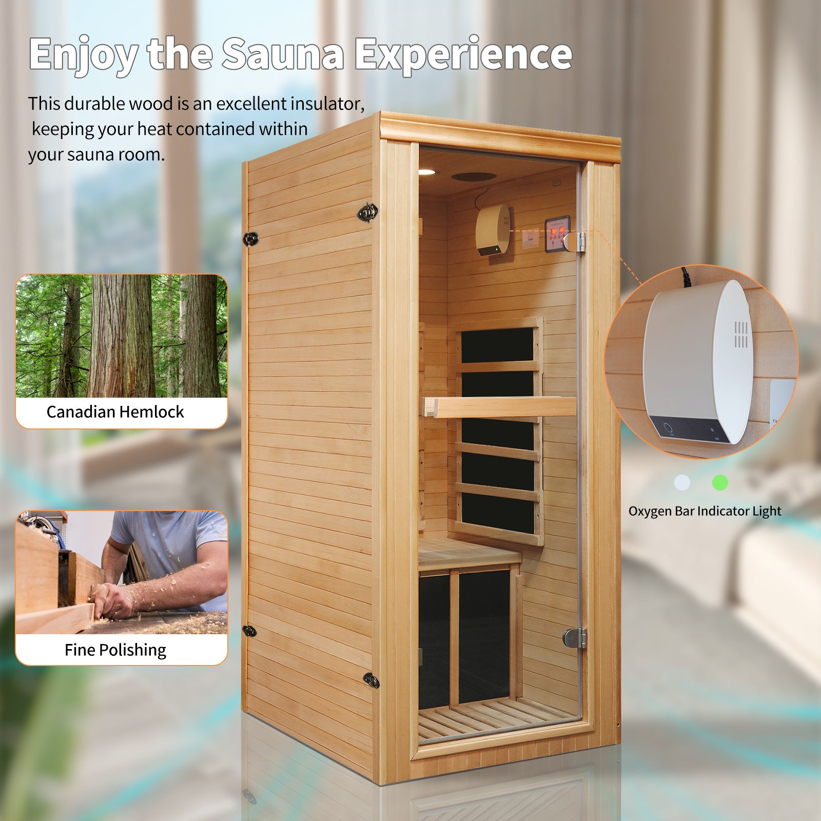 Far-infrared Home Sauna Room