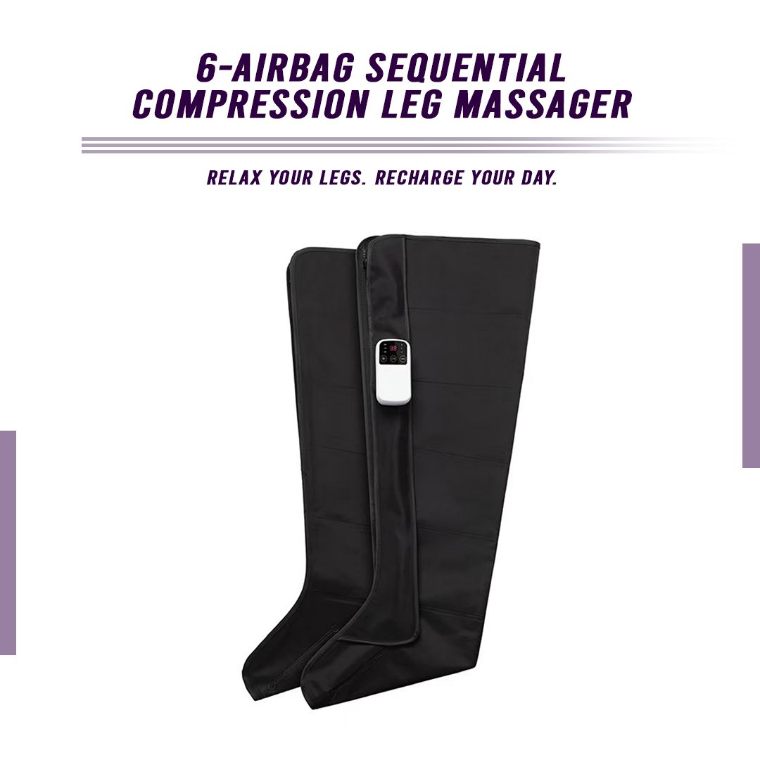 360° Deep Tissue Air Compression Leg Massager Boot