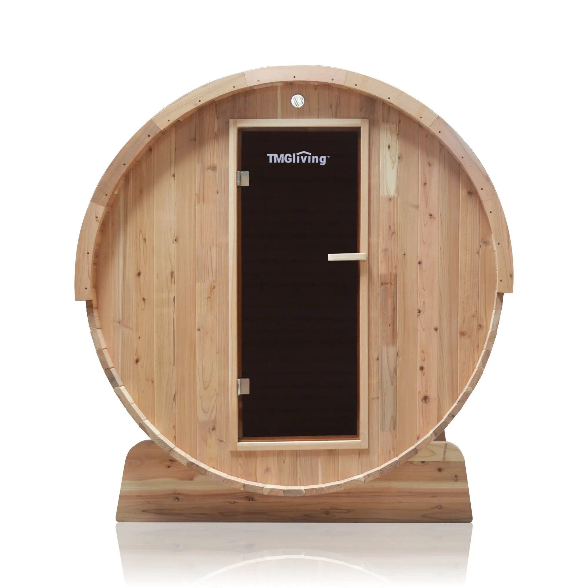 Outdoor Rustic Cedar Barrel Sauna