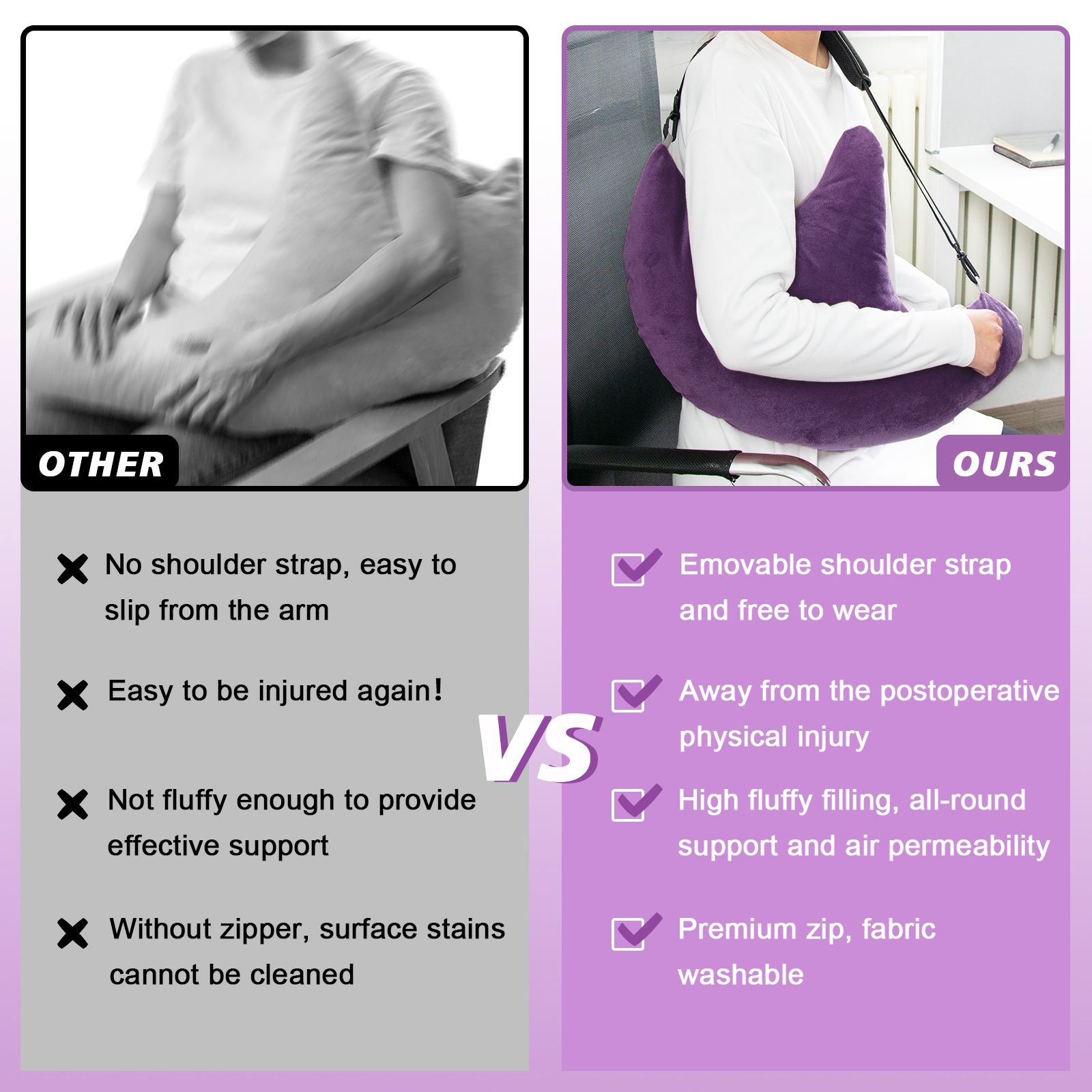 After Surgery Pillow - Neck and Shoulder Pain, Post Surgery Pillow