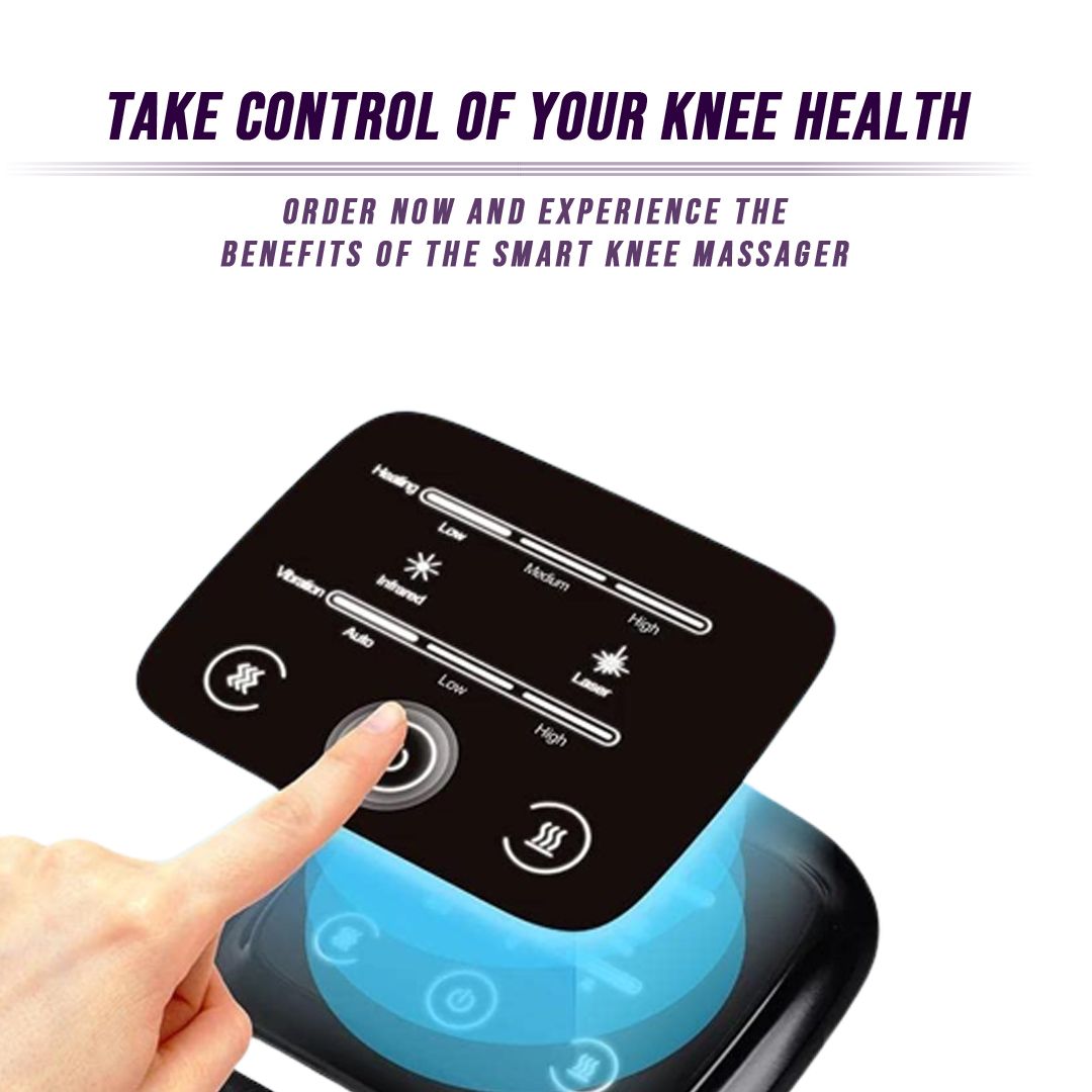 Electric Smart Knee Massage Wrap with Pulse Technology and Heat Compress