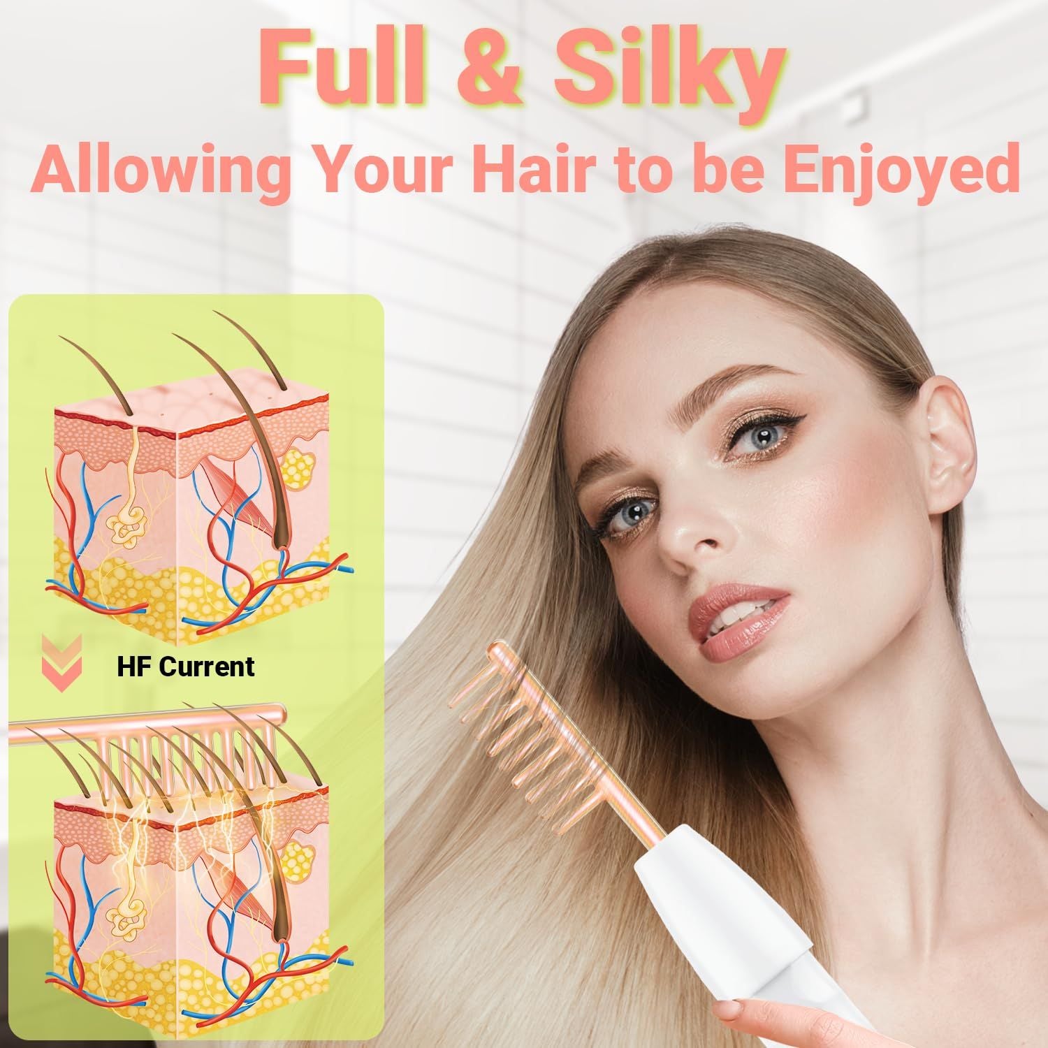 High Frequency Wand 'C Violet Portable Skin Therapy Machine