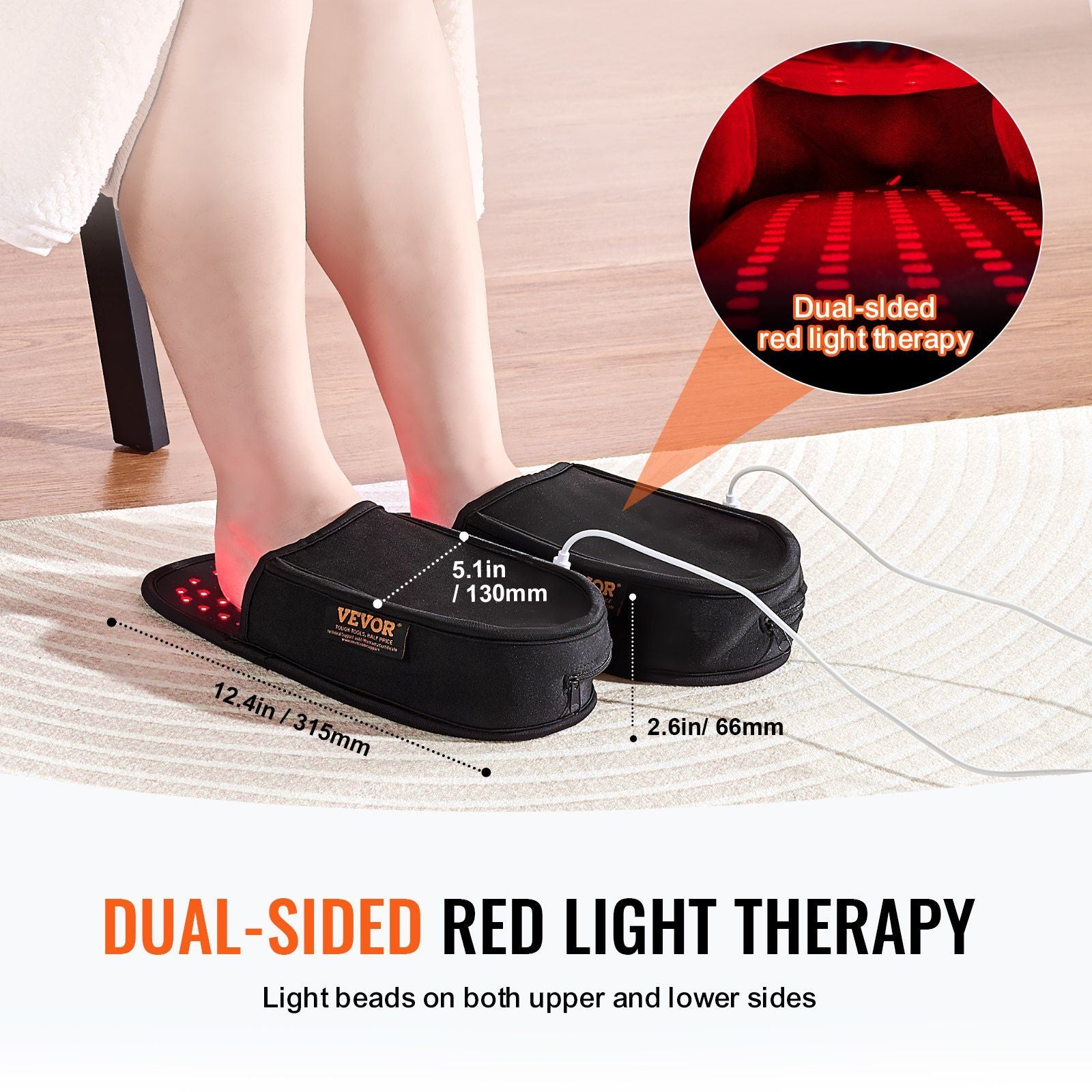 Red Light Therapy Slippers