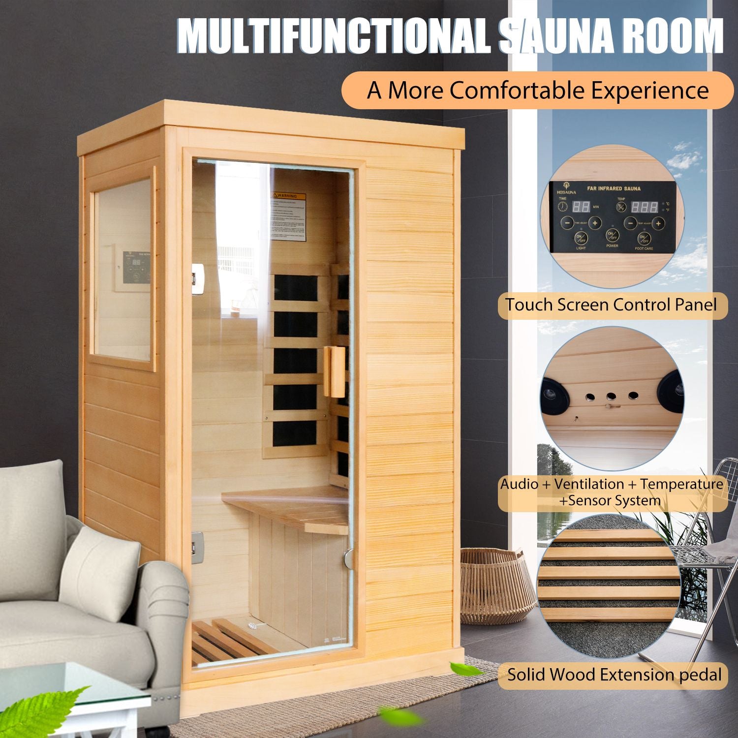 Far Infrared Perspiration Sauna Single Room