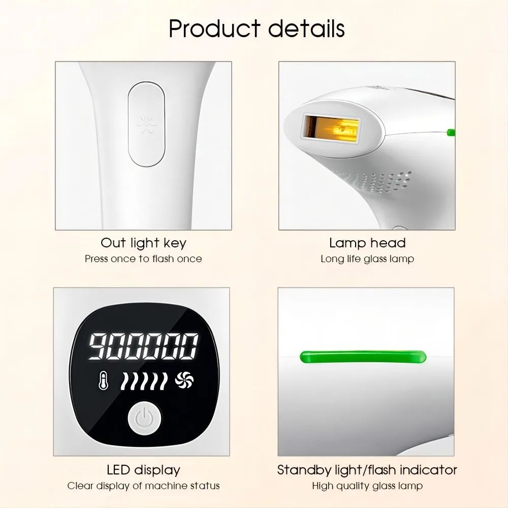 Professional Laser Epilator - IPL Body Hair Removal