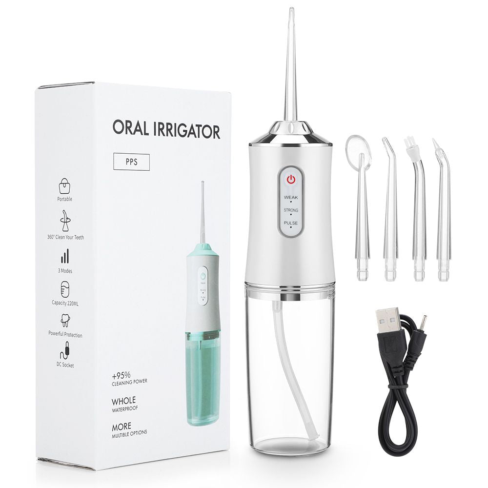 USB Rechargeable Portable Oral Irrigator / Water Flosser