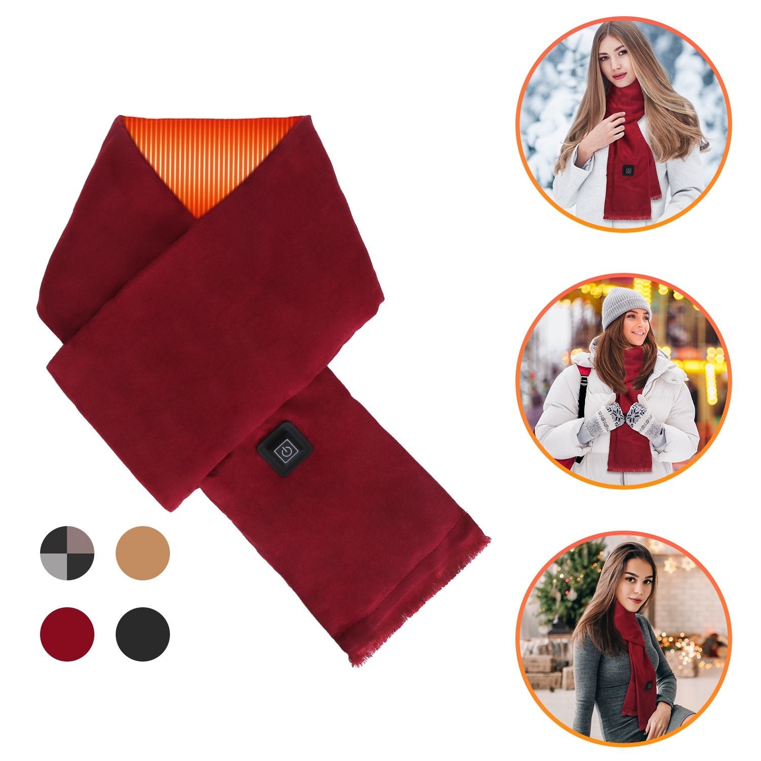 Electric Heated Winter Scarf