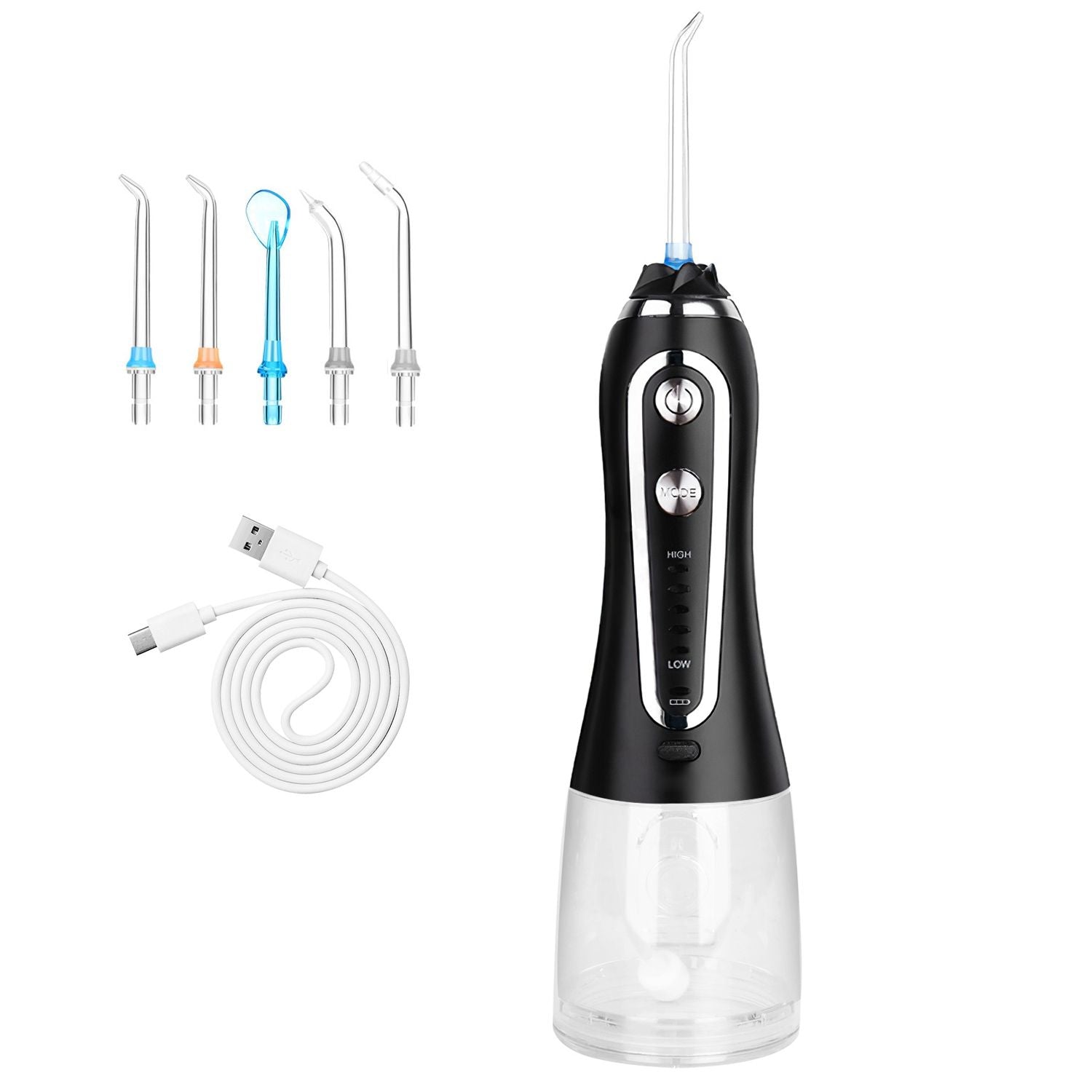 Cordless Rechargeable Dental Oral Irrigator IPX7