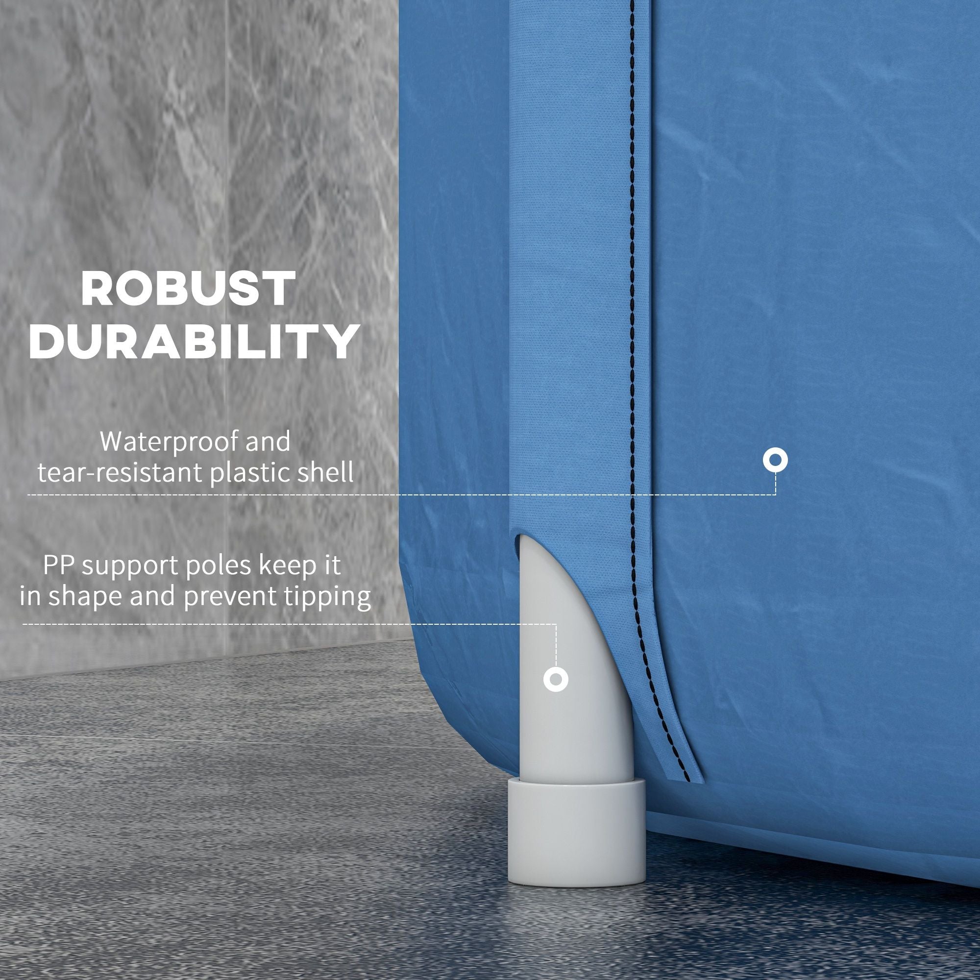 Portable Cold Plunge Tub - Ice Bath Cold Water Therapy Tub with Thermo Lid