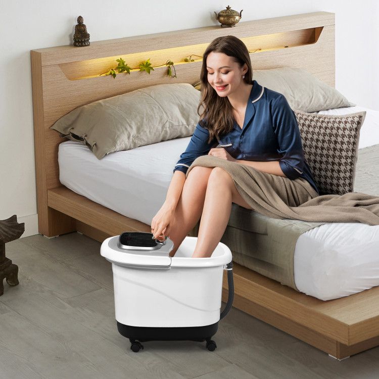 Portable All-In-One Heated Foot Spa - Massager