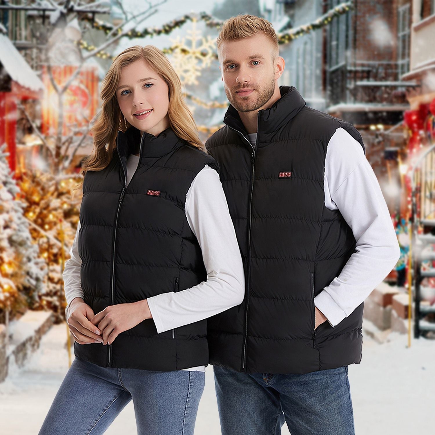 Heated Vest Men/Women with 23 Heating Zones, and 3 Heat Levels