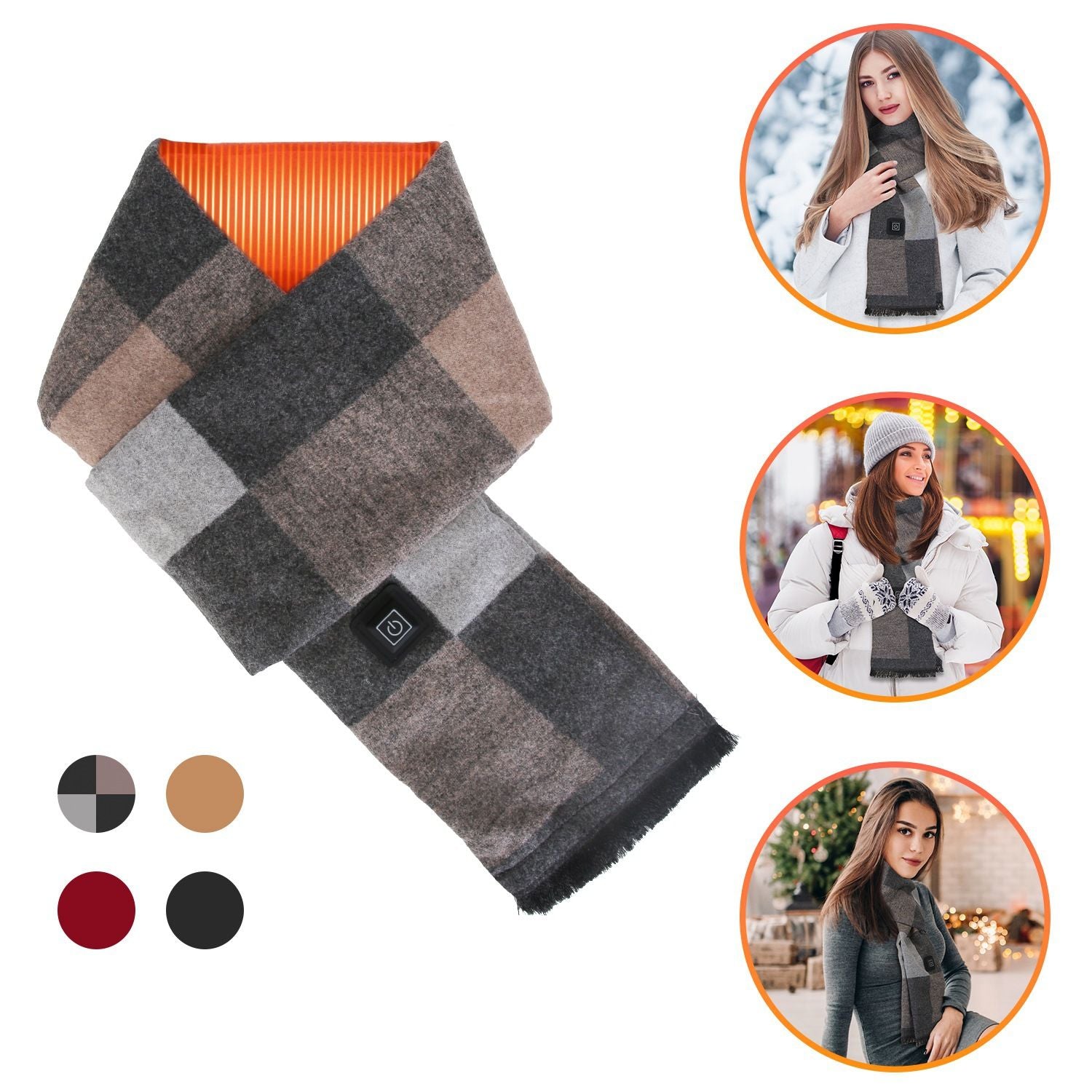 Electric Heated Winter Scarf