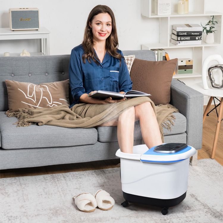 Portable All-In-One Heated Foot Spa - Massager