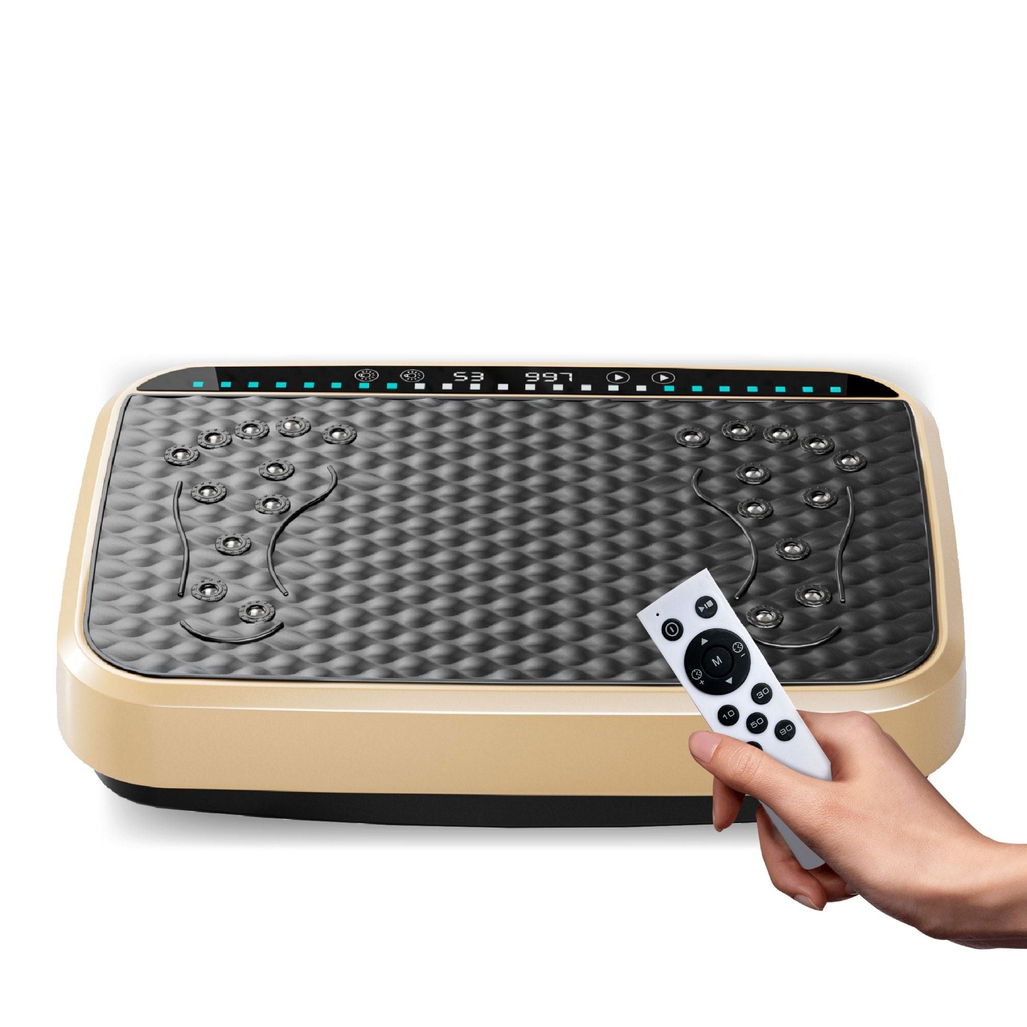 Vibration Fitness Platform, Whole Body Exercise Machine for Lymphatic Drainage, Fat Burner and Weight Loss.