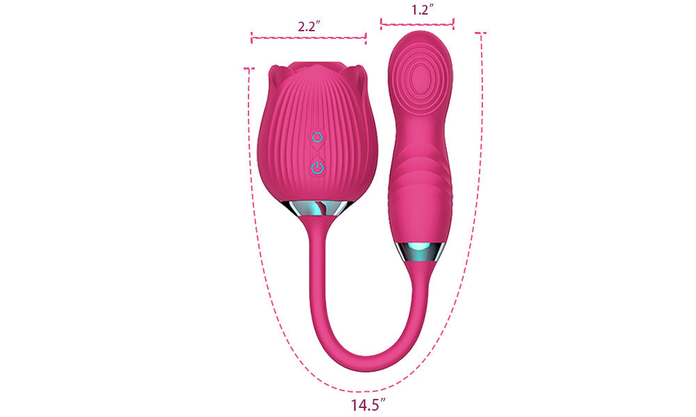 3 in 1 Sucking stimulating G Spot Dildo Vibrator (4 Gen)